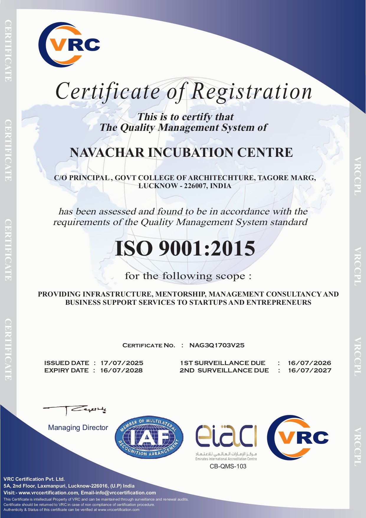 ISO Certification