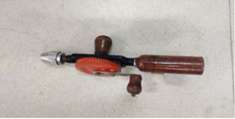 Hand operated drill