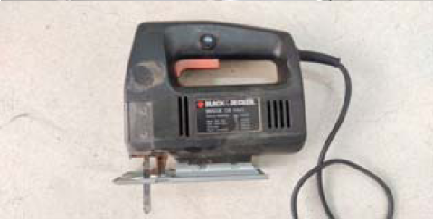 Power operated jig saw